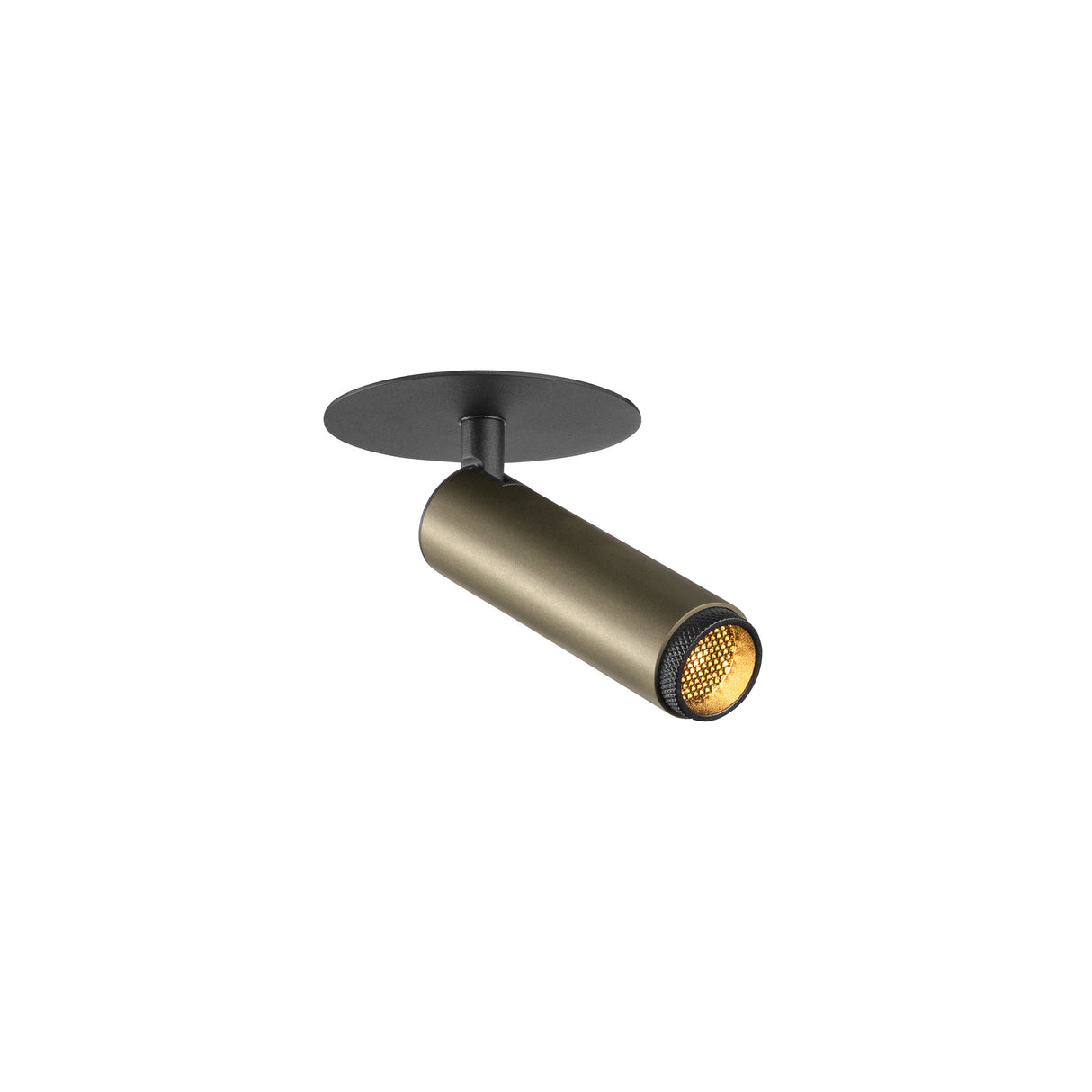 GRIP! S, Deckeneinbaul. PHASE, 3000K, 29°, IP20, zyl, bz/sw