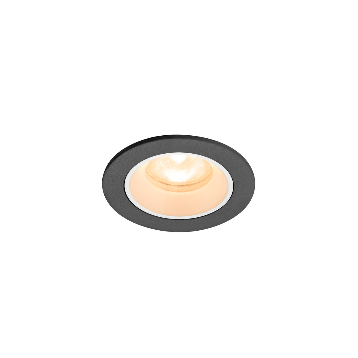 NUMINOS® XS, Deckeneinbaul. 2700K, 55°, IP20, rund, sw/ws
