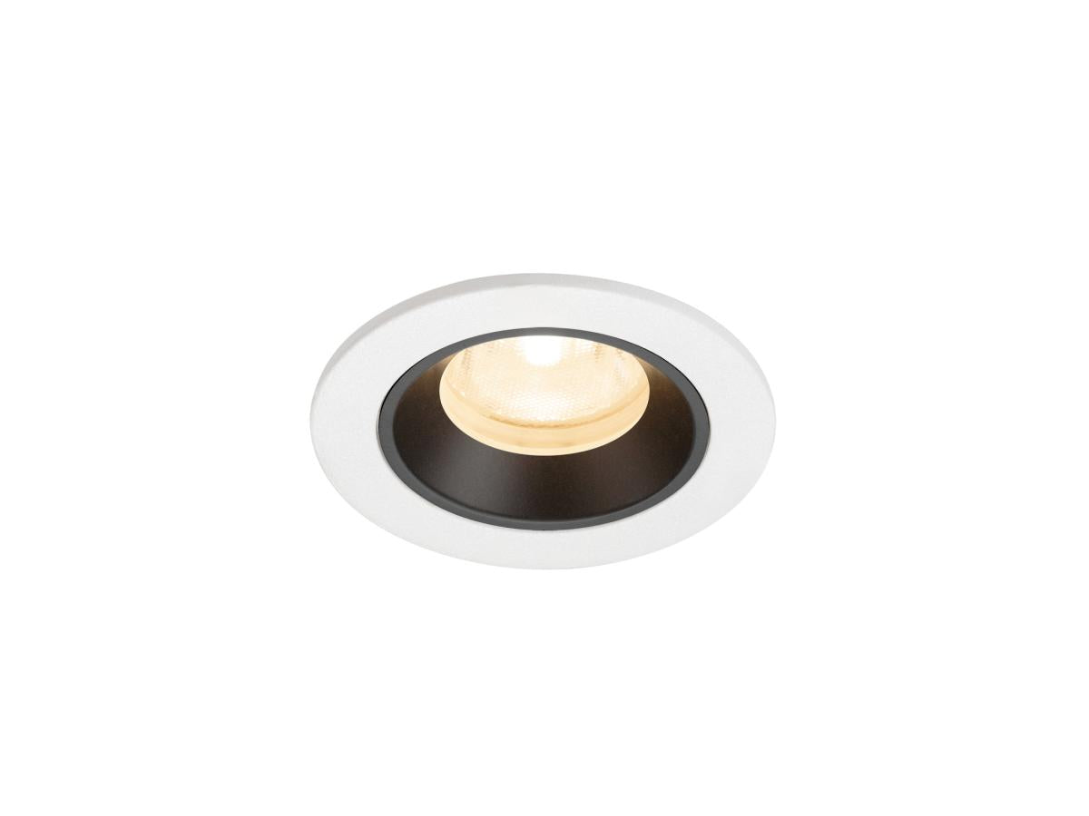 NUMINOS XS, Deckeneinbauleuchte weiß/schwarz 2700K 40°