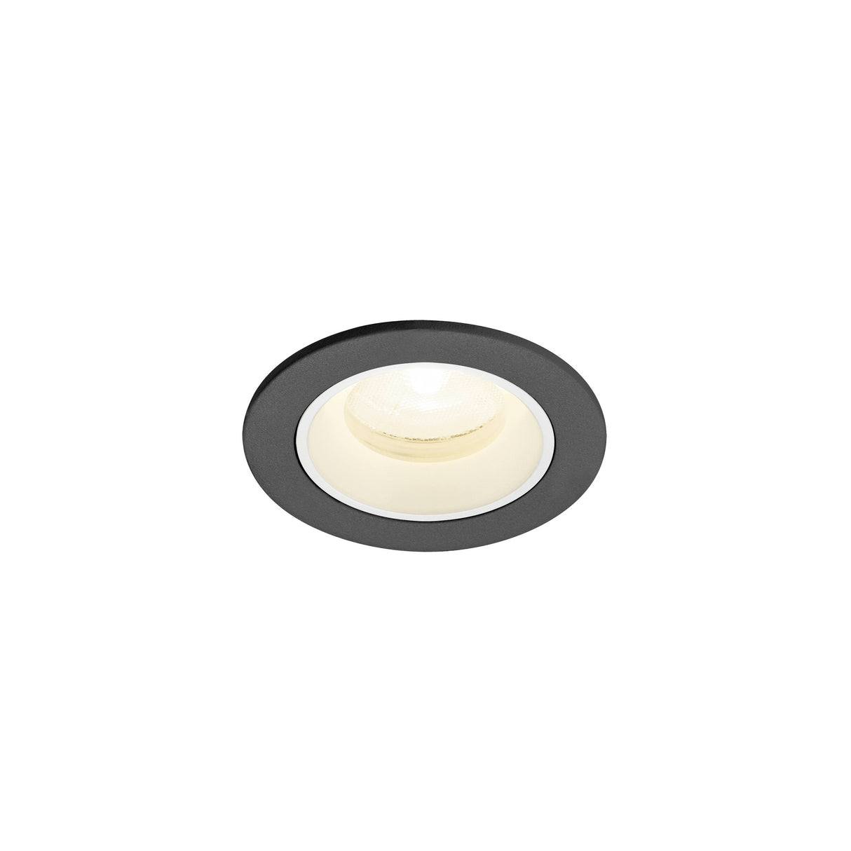 NUMINOS® XS, Deckeneinbaul. 4000K, 20°, IP20, rund, sw/ws