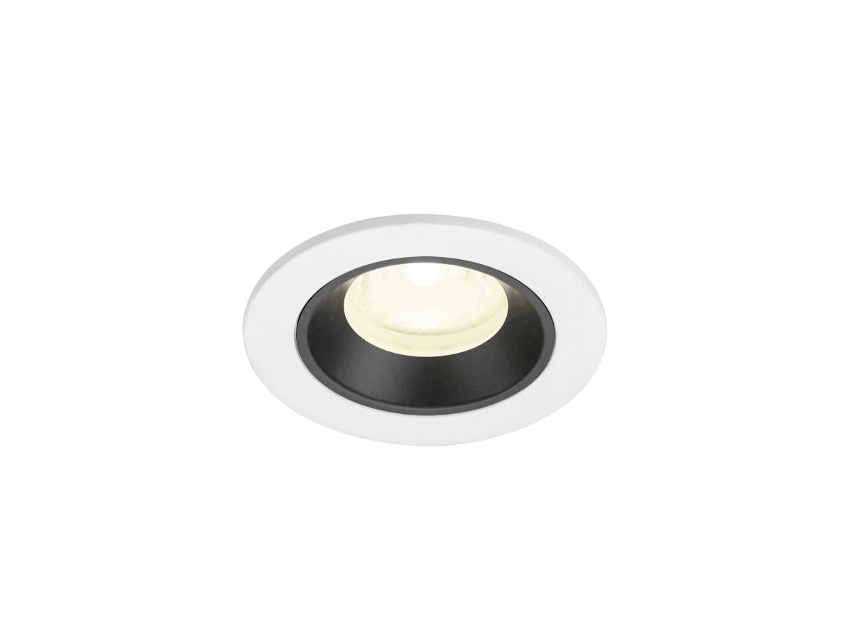 NUMINOS XS, Deckeneinbauleuchte weiß/schwarz 4000K 40°