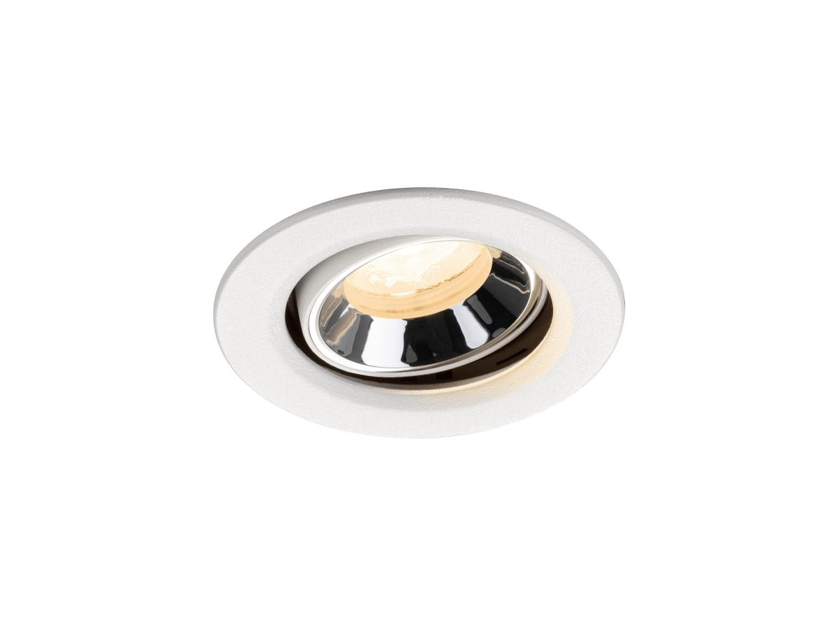 NUMINOS MOVE XS, Deckeneinbauleuchte weiß/chrom 2700K 40°