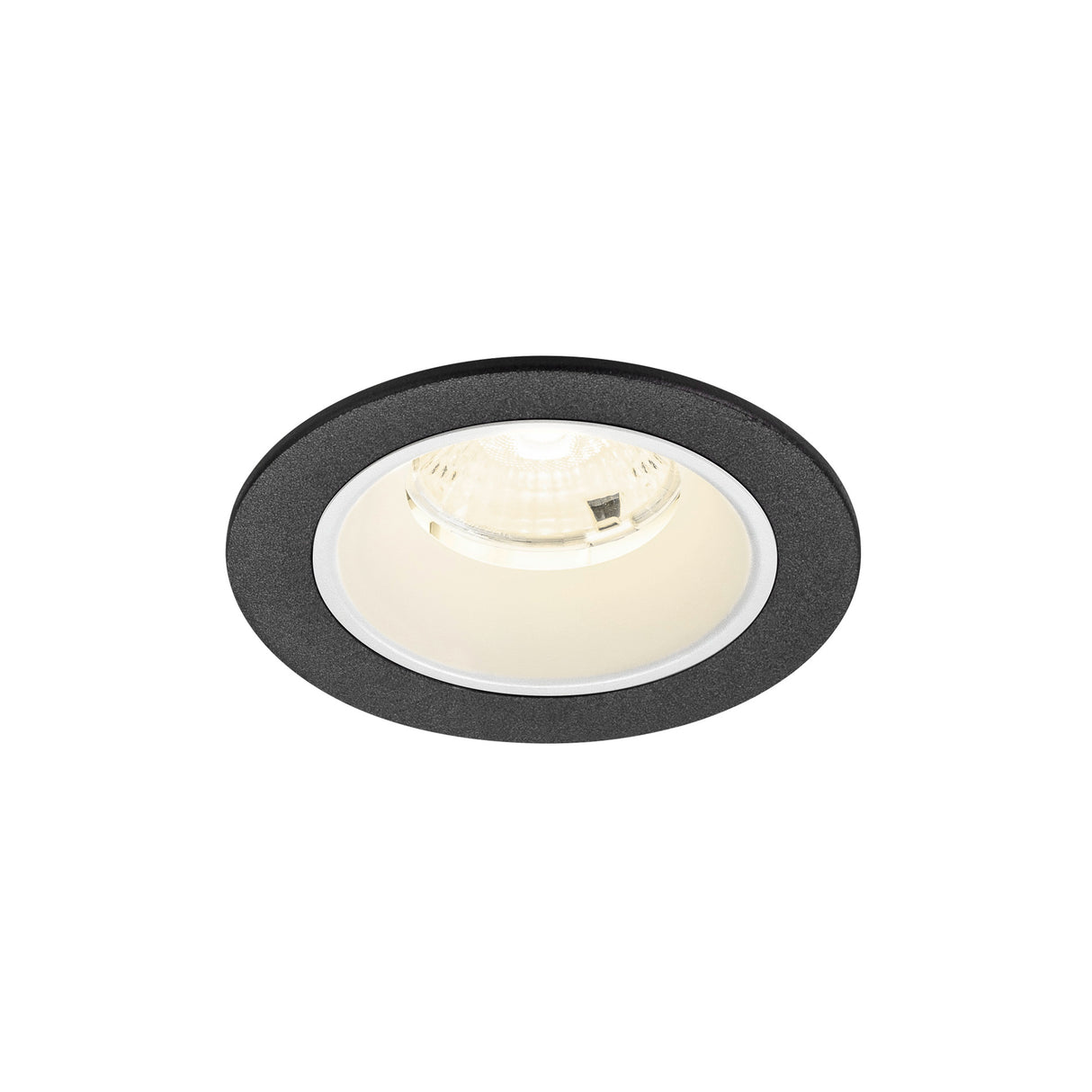 NUMINOS® S, Deckeneinbauleuchte, 4000K, 55°, IP20 rund sw/ws