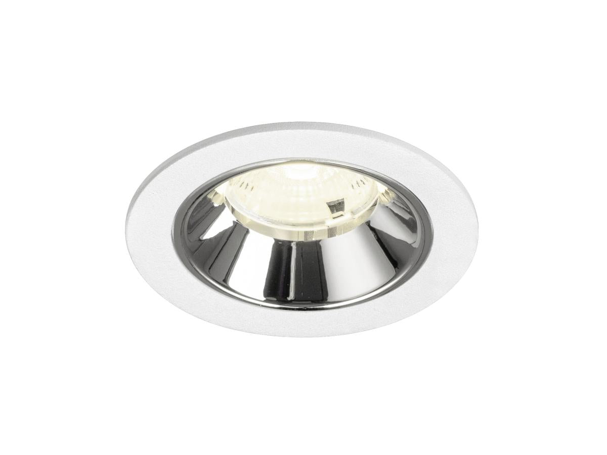 NUMINOS S, Deckeneinbauleuchte weiß/chrom 4000K 55°