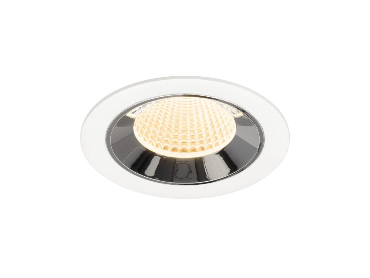 NUMINOS M, Deckeneinbauleuchte weiß/chrom 2700K 40°