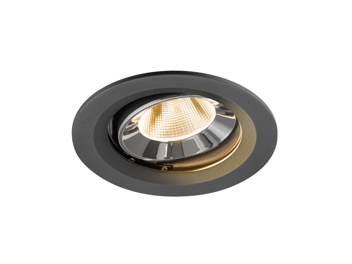 NUMINOS MOVE M, Deckeneinbauleuchte schwarz/chrom 2700K 20°
