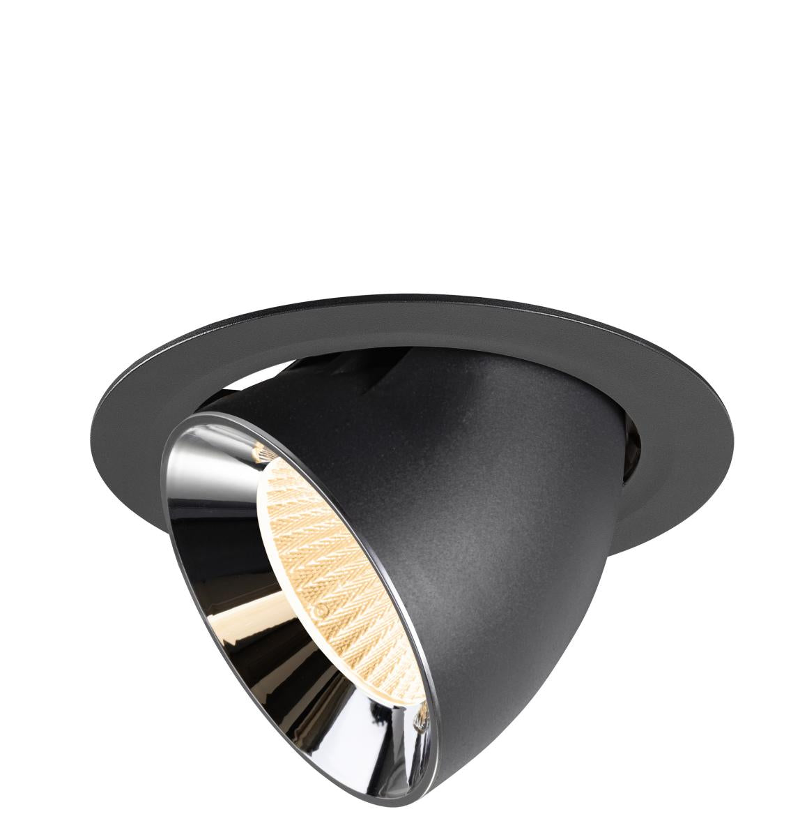 NUMINOS GIMBLE XL, Deckeneinbaul. schwarz/chrom 2700K 40°