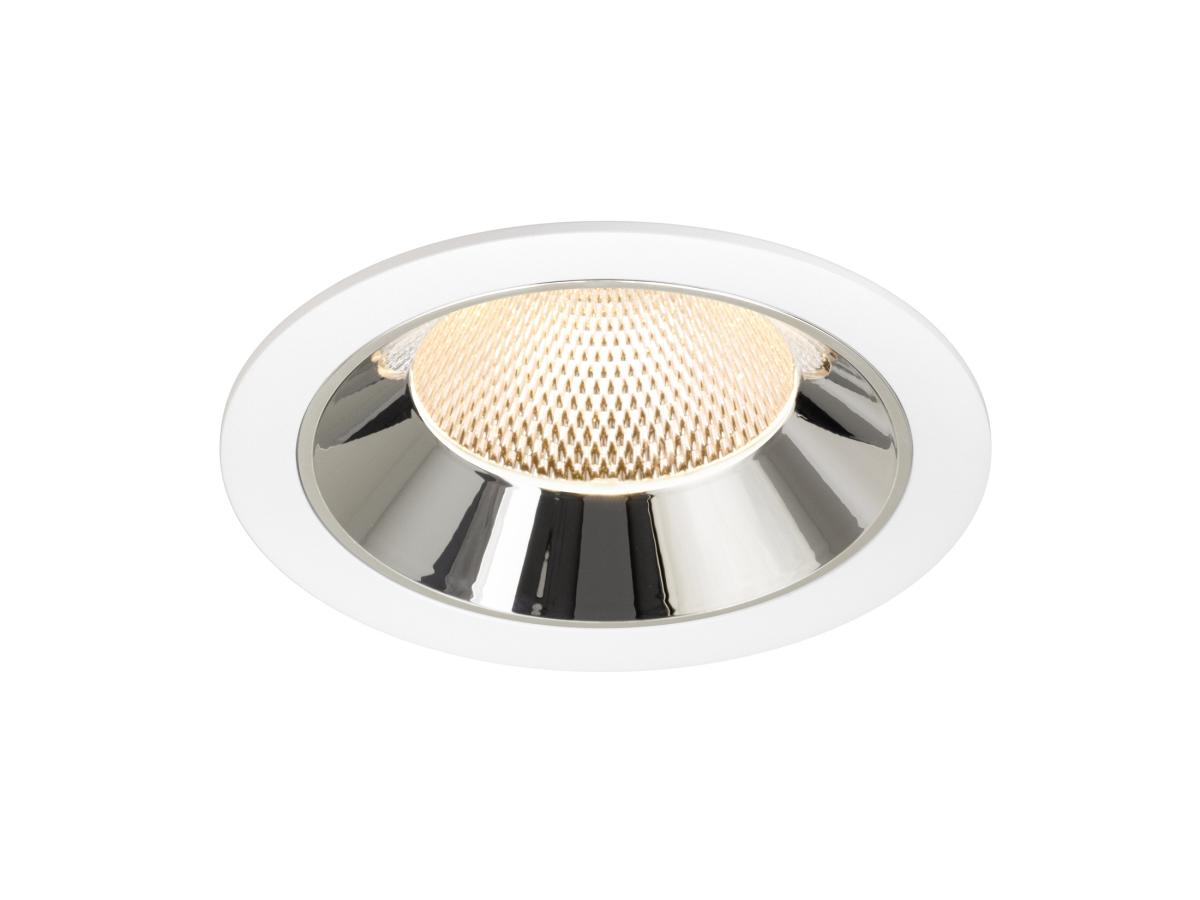 NUMINOS XL, Deckeneinbauleuchte weiß/chrom 2700K 40°