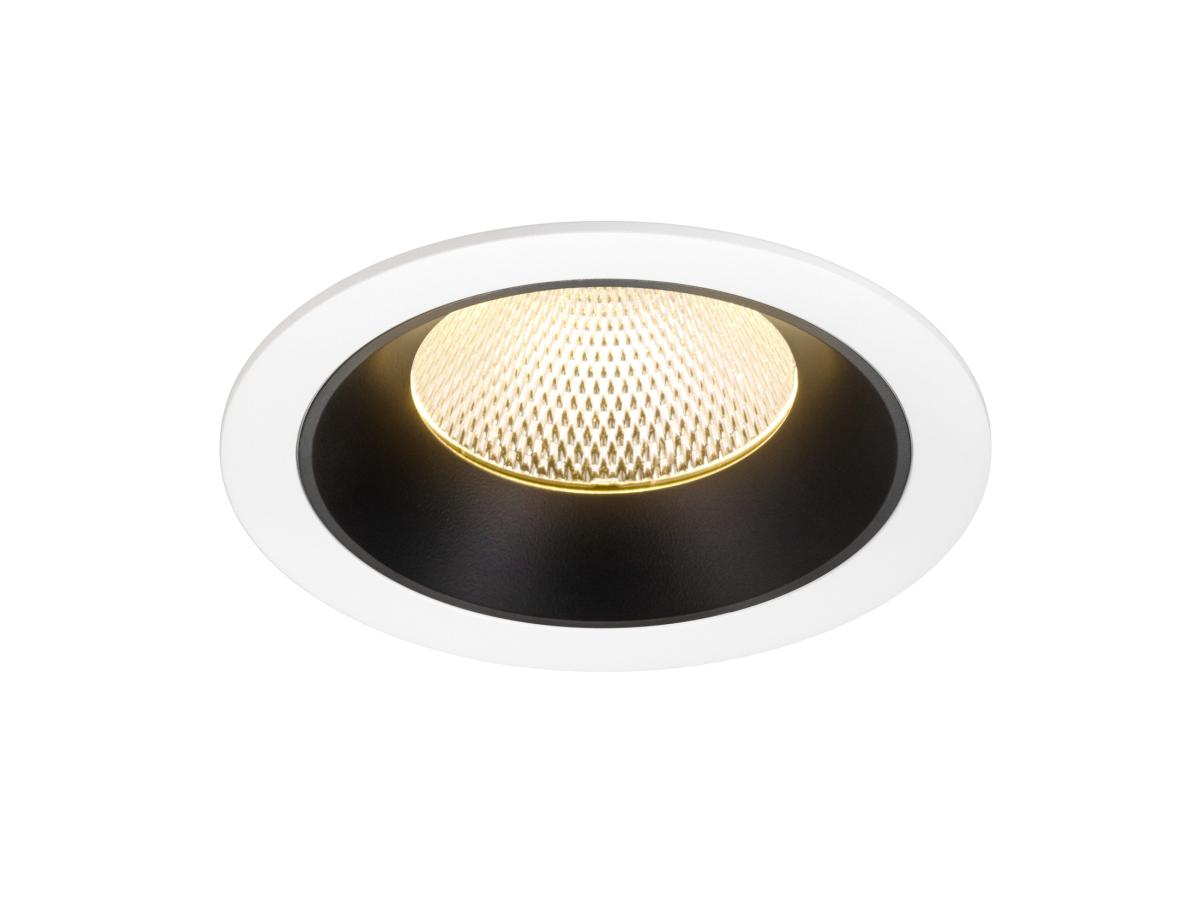 NUMINOS XL, Deckeneinbauleuchte weiß/schwarz 3000K 40°