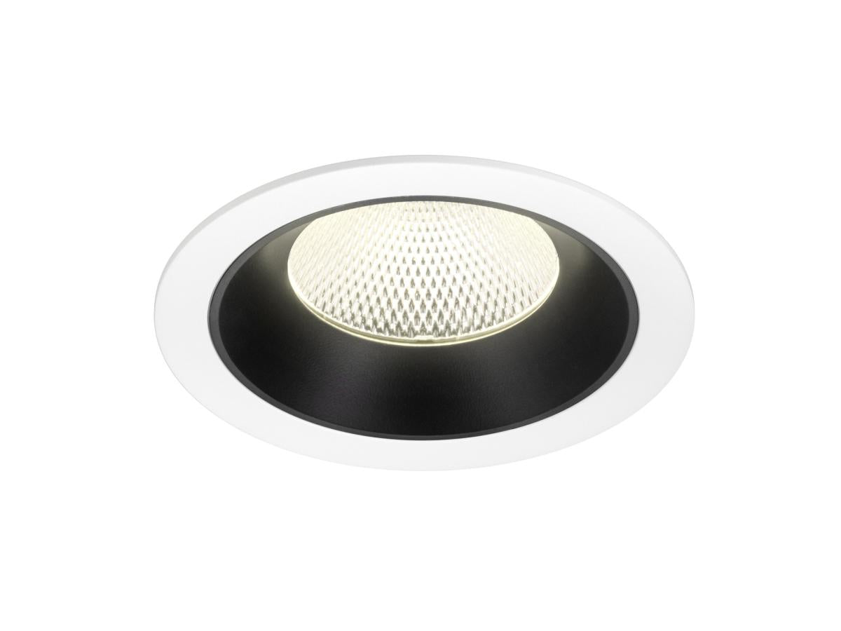 NUMINOS XL, Deckeneinbauleuchte weiß/schwarz 4000K 40°