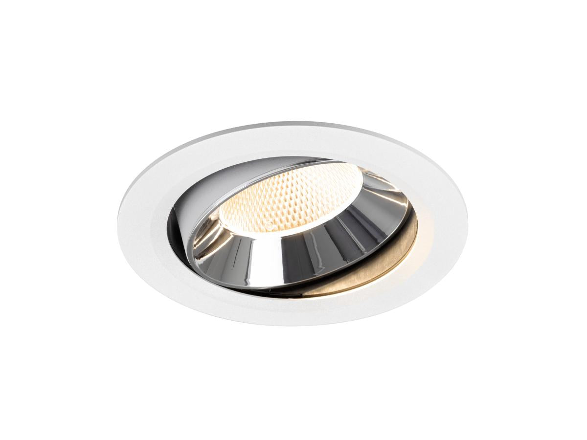 NUMINOS MOVE XL, Deckeneinbauleuchte weiß/chrom 2700K 20°