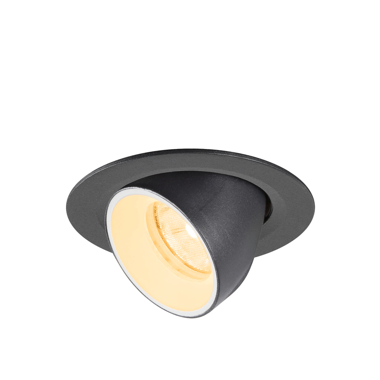 NUMINOS® GIMBLE XS, Deckeneinbaul. 3000K 20° IP20 rund sw/ws