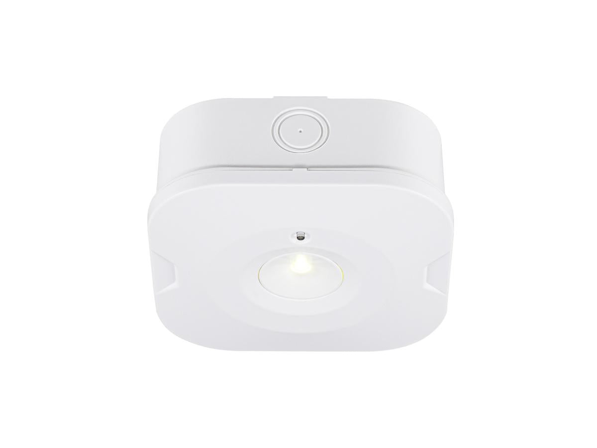 P-LIGHT, Deckenaufbauleuchte, quadratisch, 6000K, 1.2W, ws