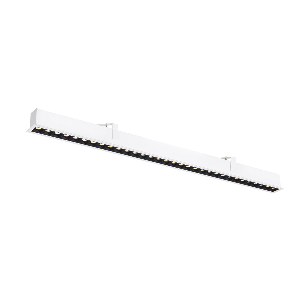 GLENOS® PRO, Deckeneinbaul. DALI, UGR19 3000K 75° IP20 ws/sw