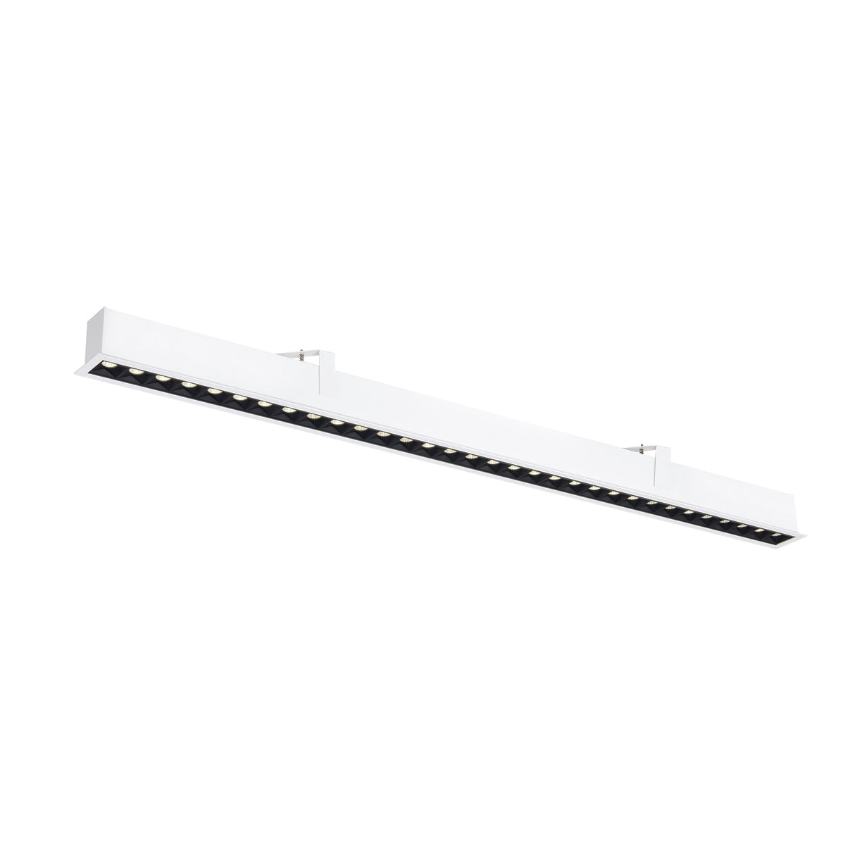 GLENOS® PRO, Deckeneinbaul. DALI UGR19 4000K 75° IP20 ws/sw