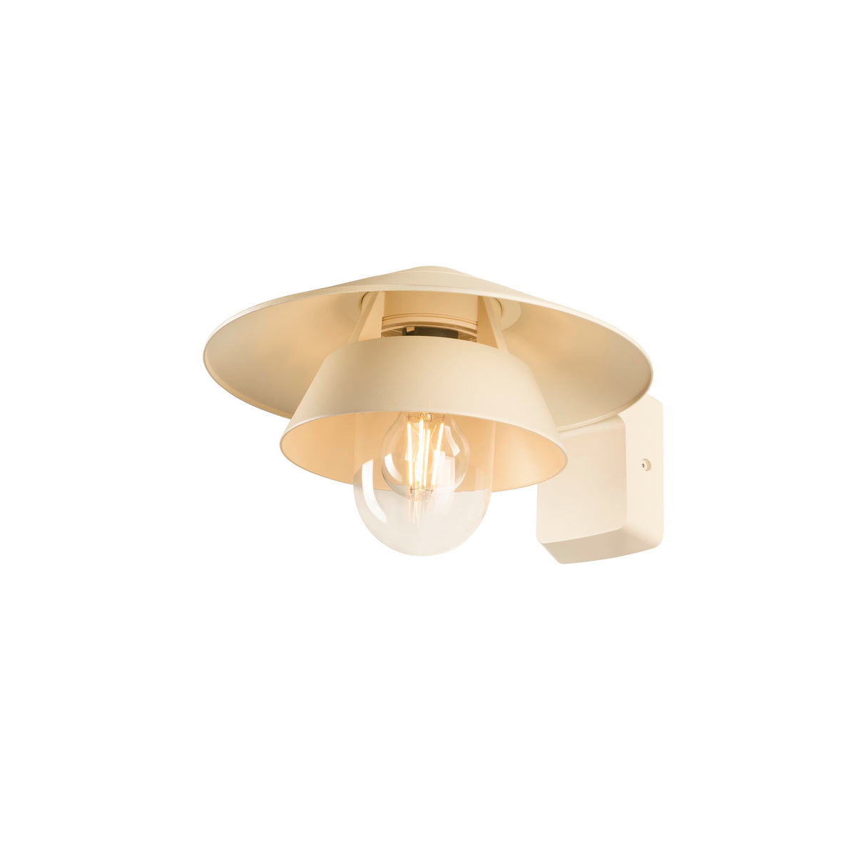SEJERO, Wandaufbauleuchte, E27, 1 x max. 15 W, beige