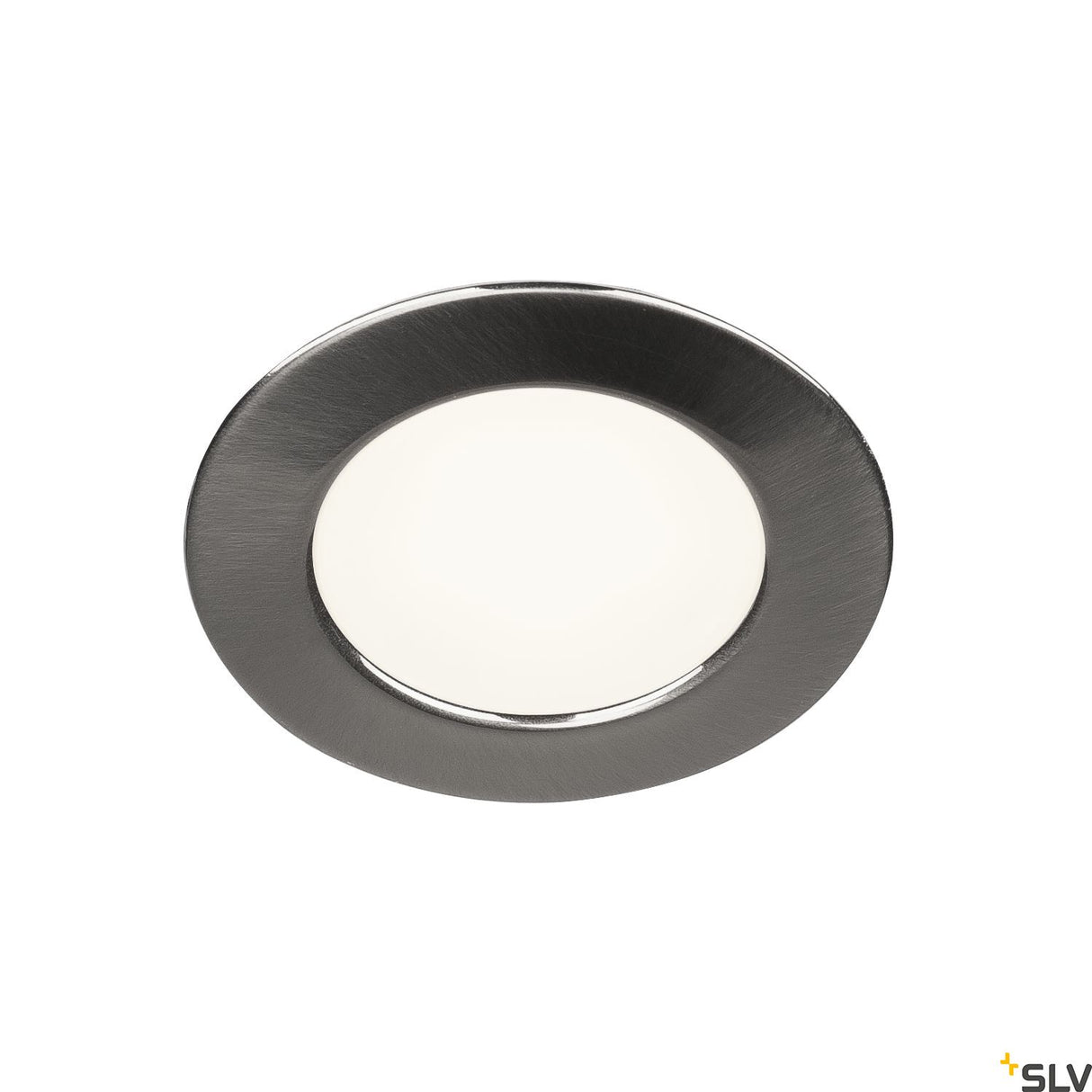 DL,126 LED,rund,metallgebürstet,2,8W LED,warmweiß,12V