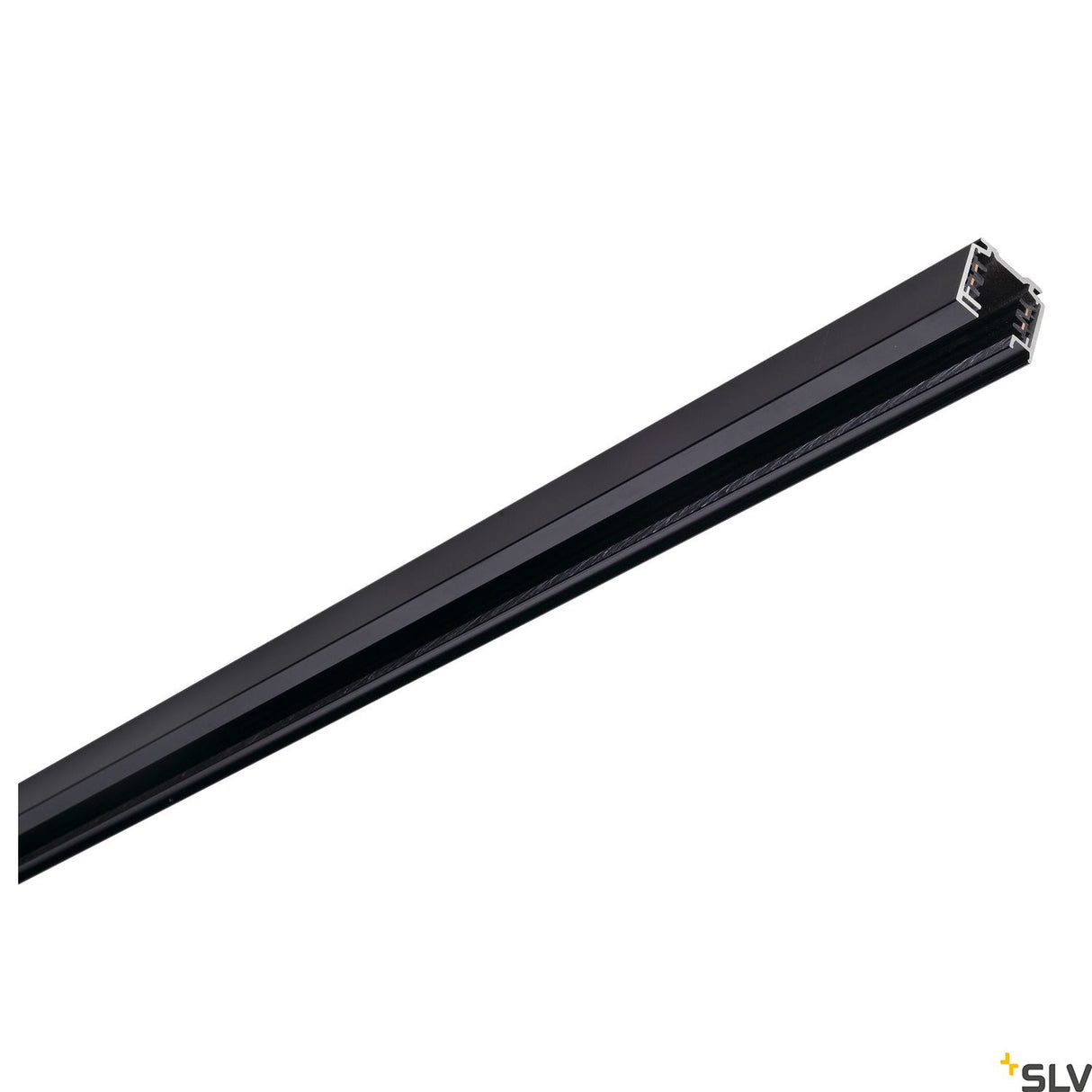 EUTRAC 3-Phasen Stromschiene anbau, 1 Meter, schwarz