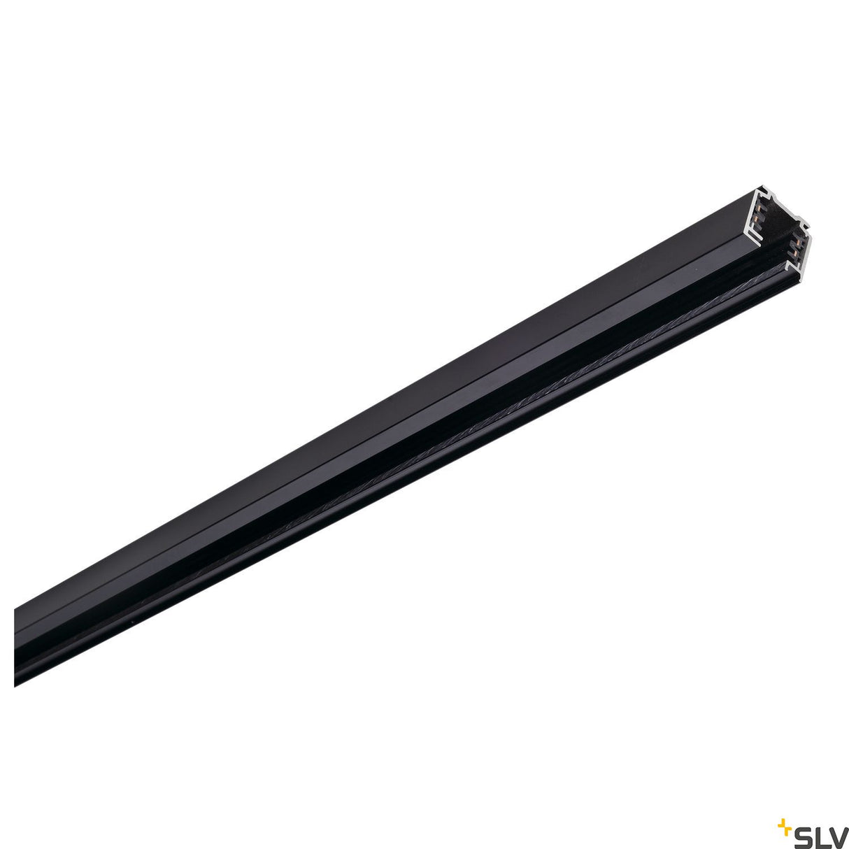 EUTRAC 3-Phasen Stromschiene anbau, 3 Meter, schwarz
