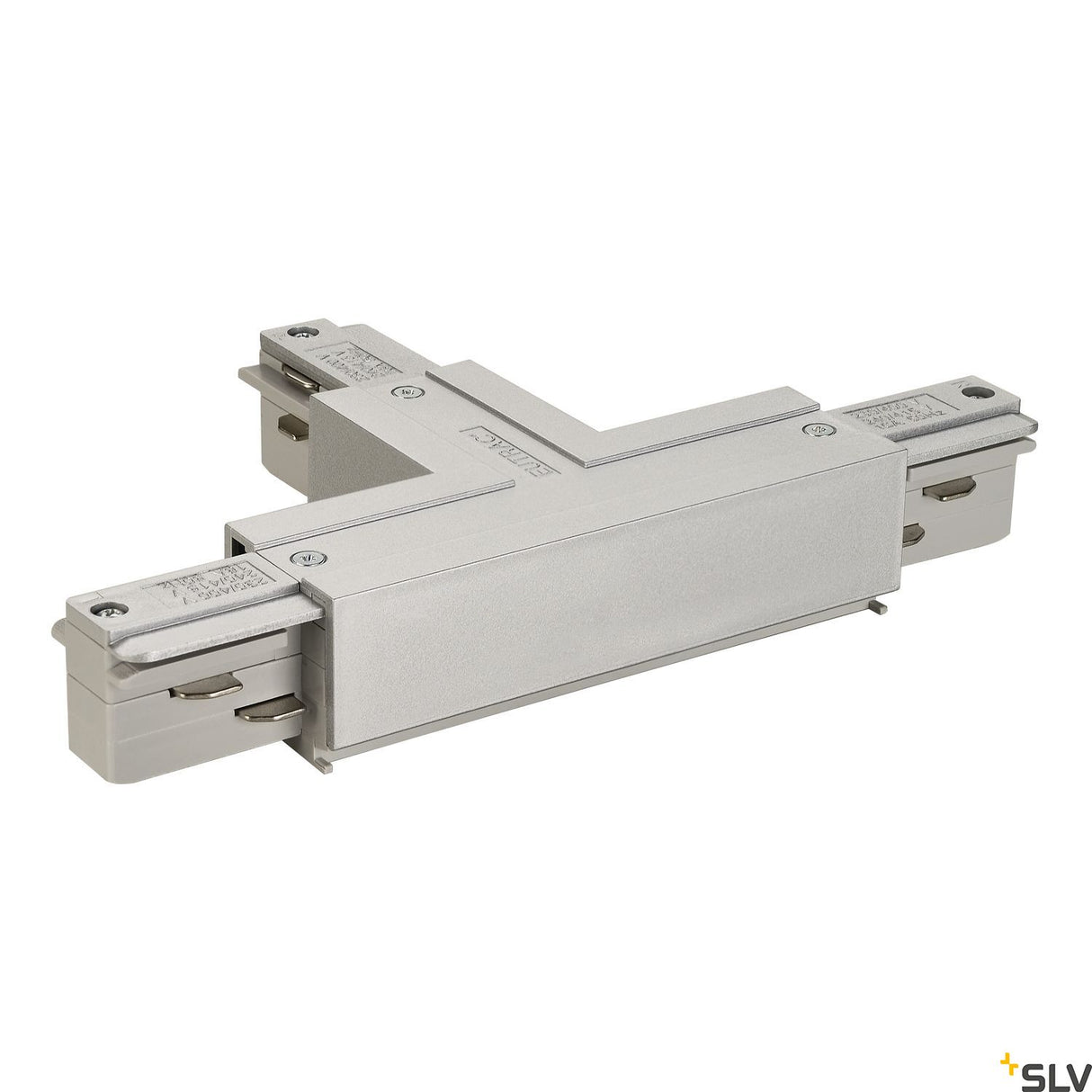 EUTRAC T-Verbinder Schutzleiter rechts, silbergrau