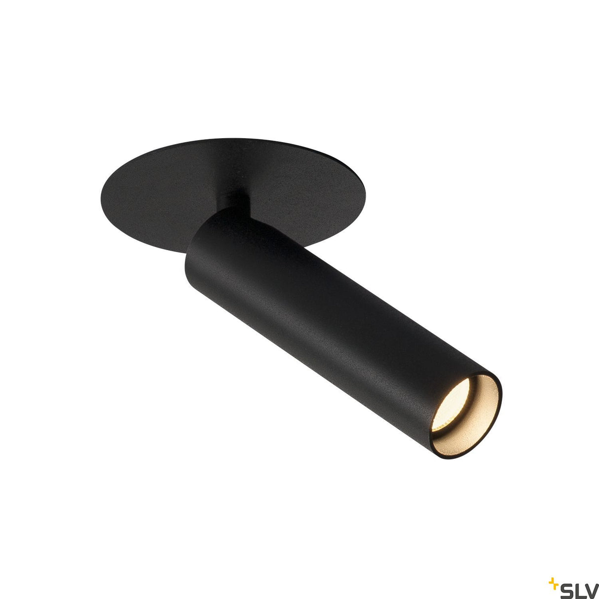 KARPO Single Spot, Rosette flach,schwarz,7,5W LED,3000K