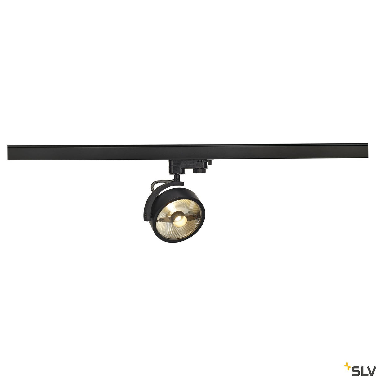 KALU TRACK QPAR111 Leuchten- kopf, schwarz, inkl. 3P-Adapter