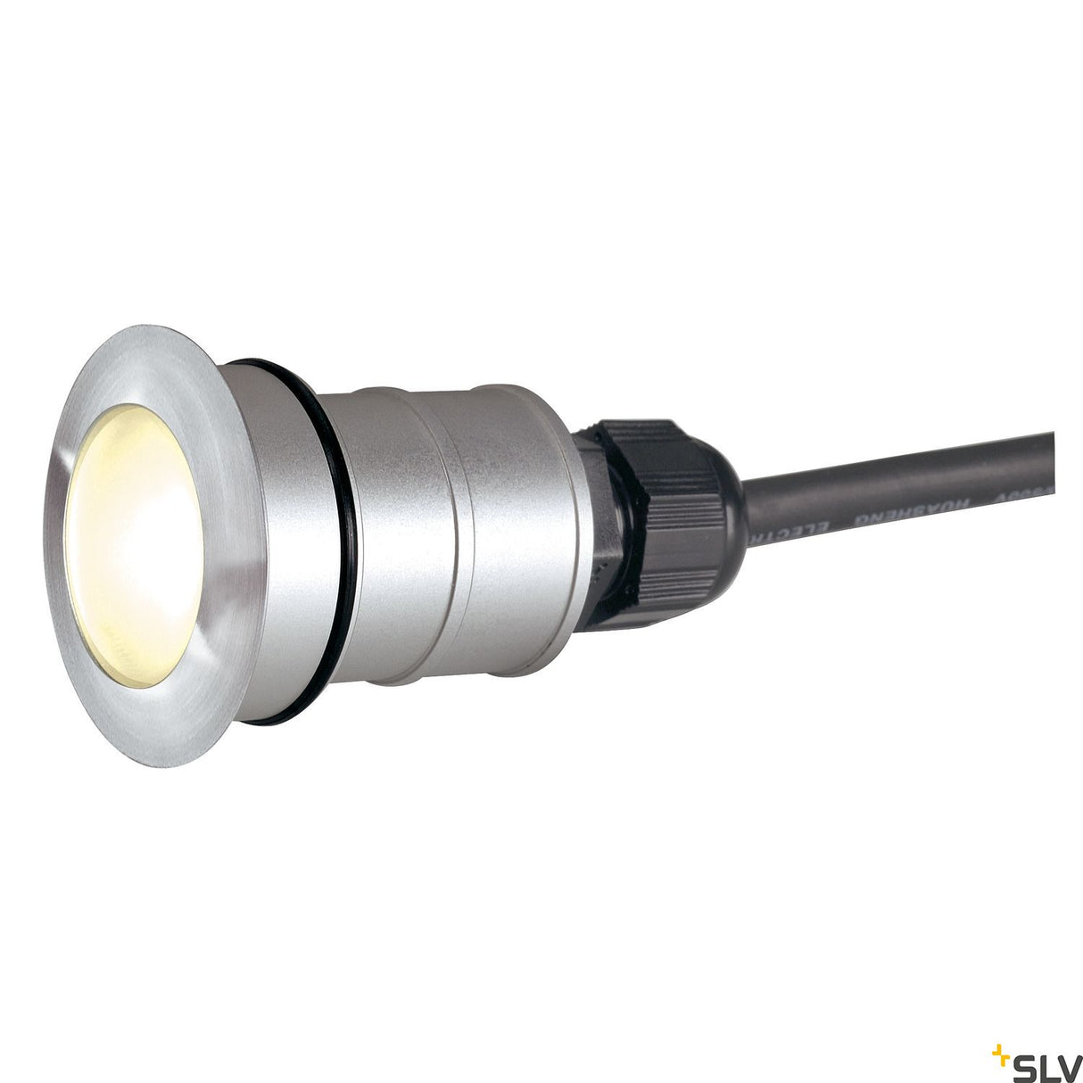 POWER TRAIL LITE ROUND Einbaul., 1W, 3000K, IP67, Edelstahl