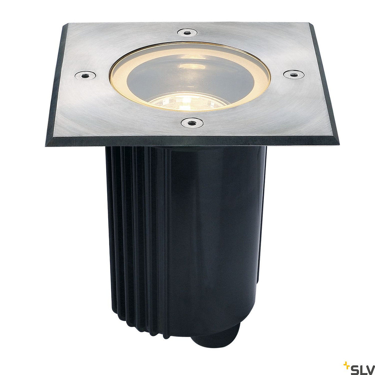 DASAR 80 GU10 Bodeneinbaul, max.35W, IP67, eckig, Edelstahl