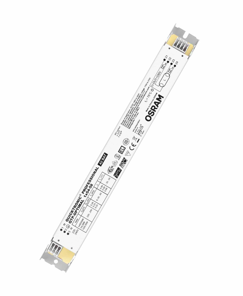 EVG QTP-OPTIMAL 1X54-58/220-240 AC/DC nicht dimmbar