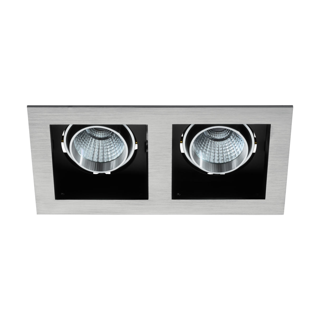 Biscari 2 schwenkbar 2 x 7W 3000K alu gebürstet IP20