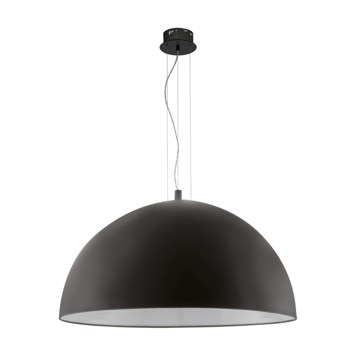 Hängeleuchte "Gaetano" 3 x 60W schwarz IP20