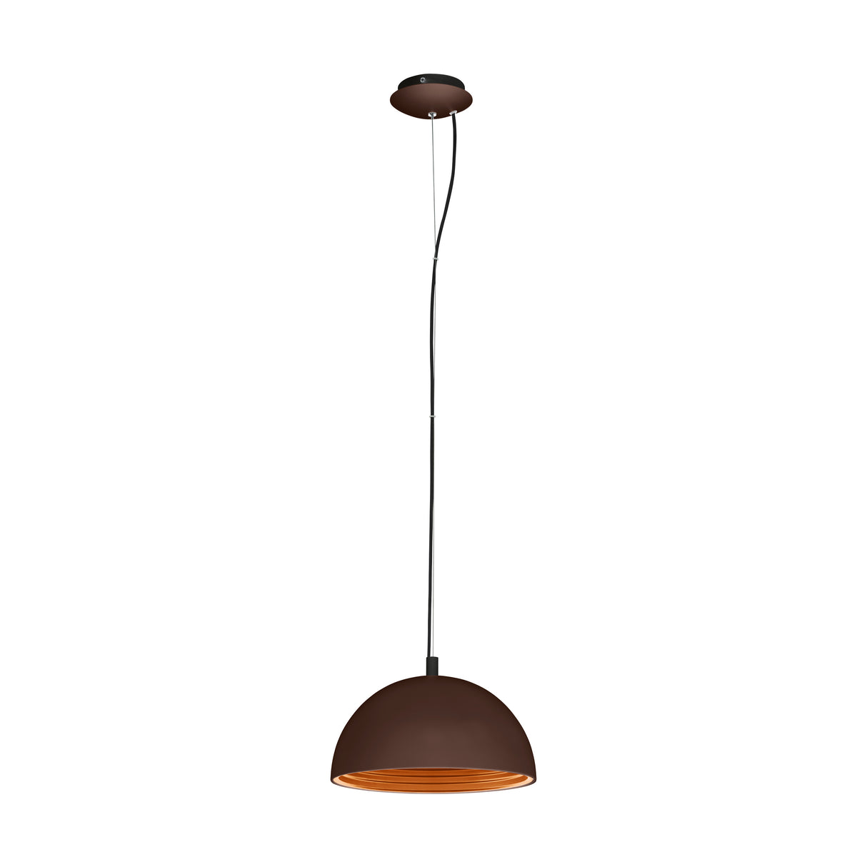 Panderas Pendelleuchte Ø300 60W schokobr./kupfer IP20