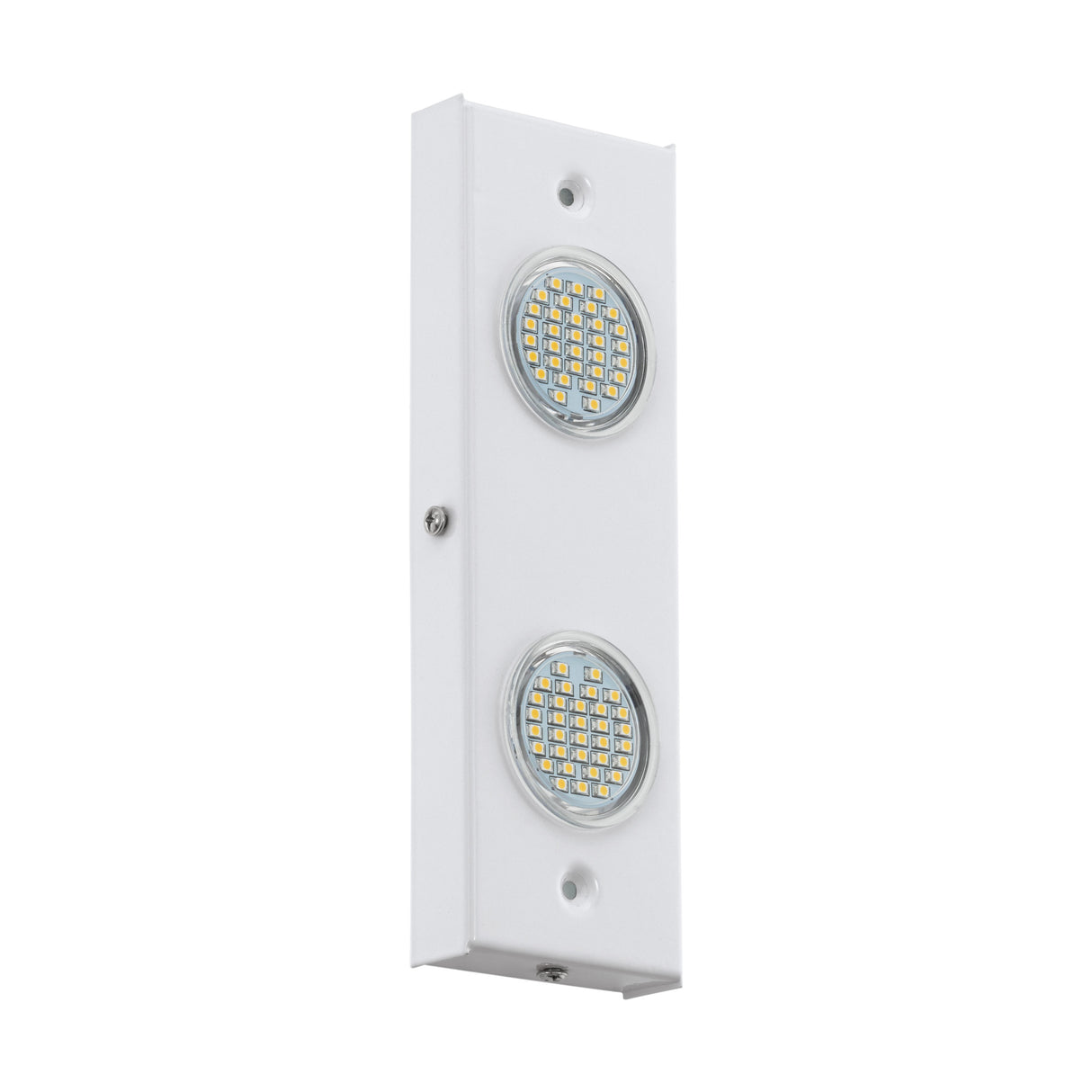 Wandleuchte 'Pasteri Pro' 2 x 2,5W weiß glänzend IP20