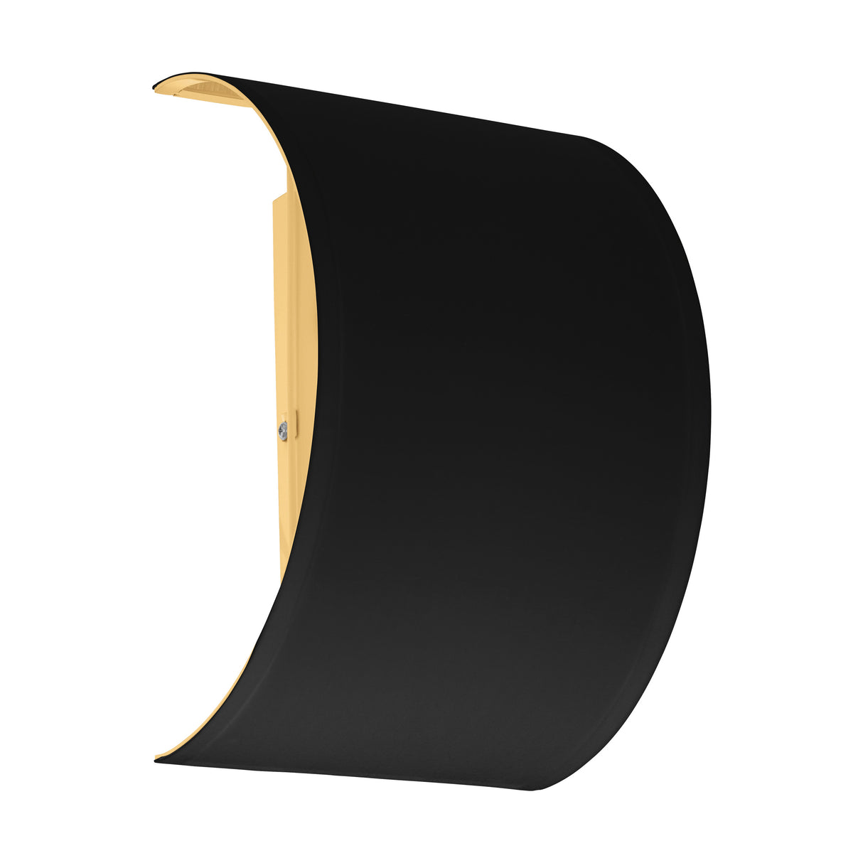 Schirm halbrund zu Wandleuchte "Pasteri Pro" schwarz gold