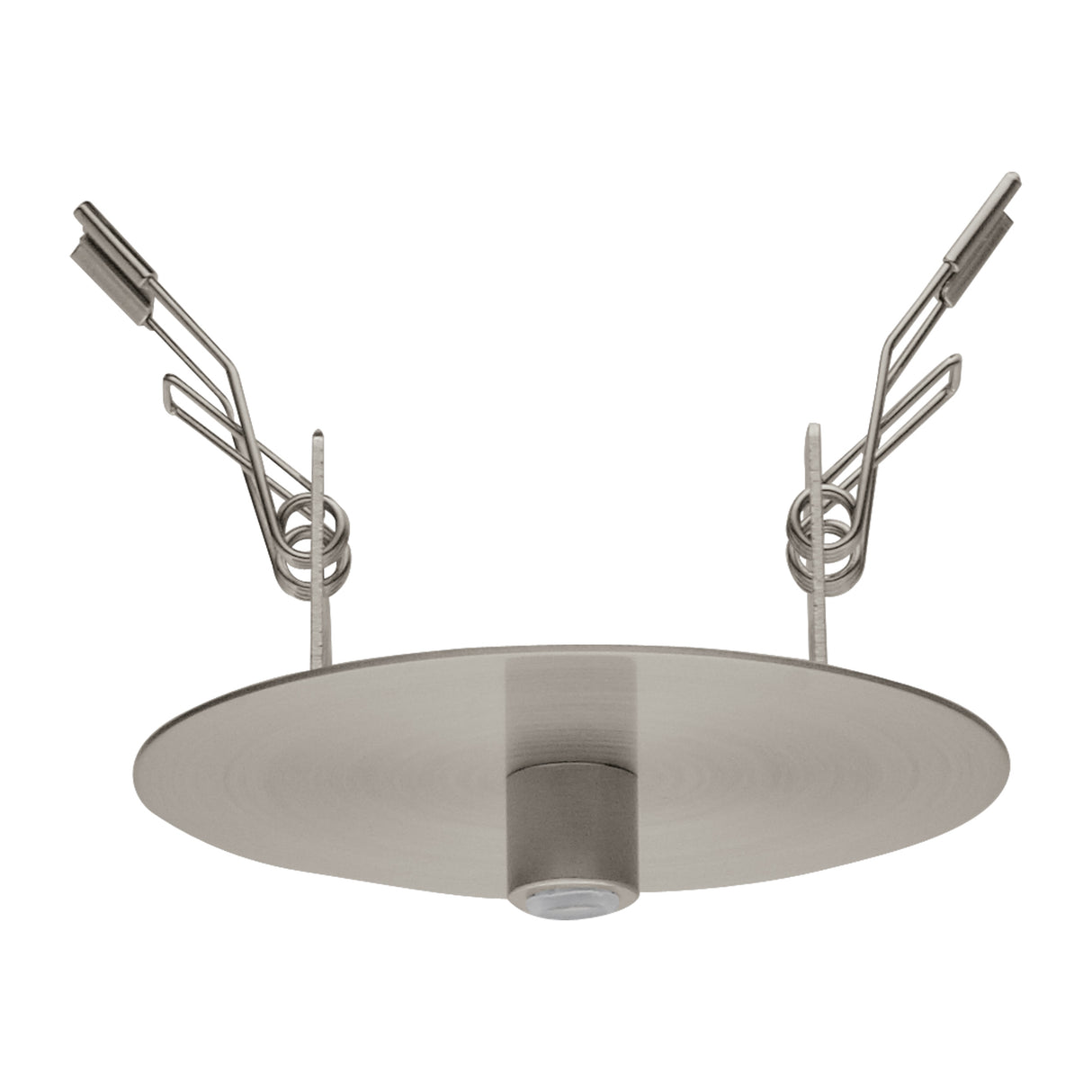 Baldachin 1-fach, Einbau nickel matt