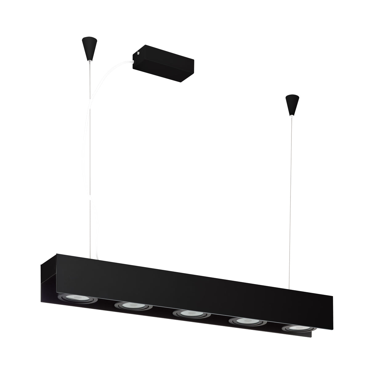 Vidago Pro DALI dimmbar 5x9W 4000K schwarz /schwarz IP20