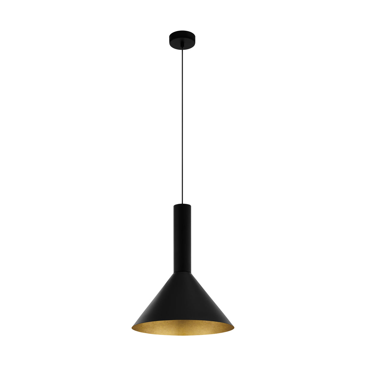 Canalello 40W außen schwarz, innen gold IP20