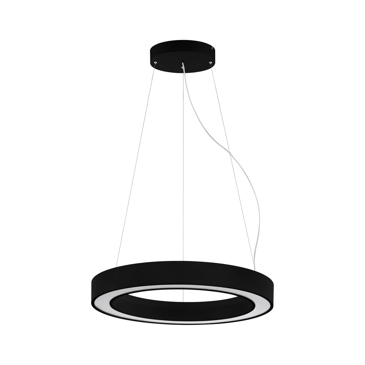 Pastrengo PL Ø 700 43W 2970lm 840 IP20 schwarz L-2500mm