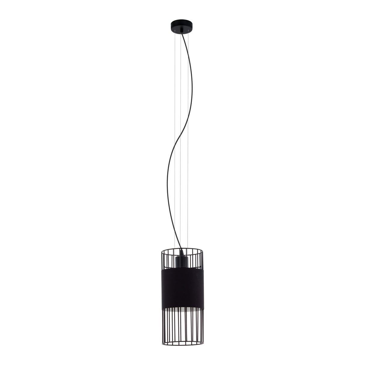 Hängeleuchte "Shilton" E27 60W schwarz