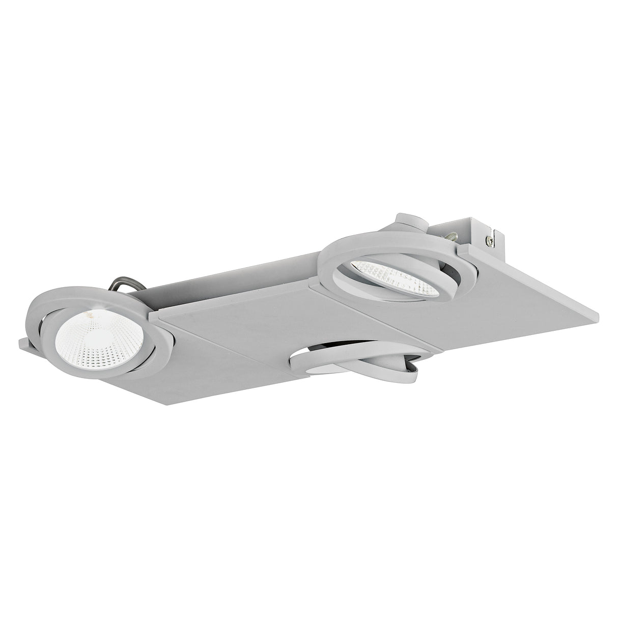 LED Anbauleuchte 'Brea Pro' 3flg. 3x 9W 4000K silber IP20