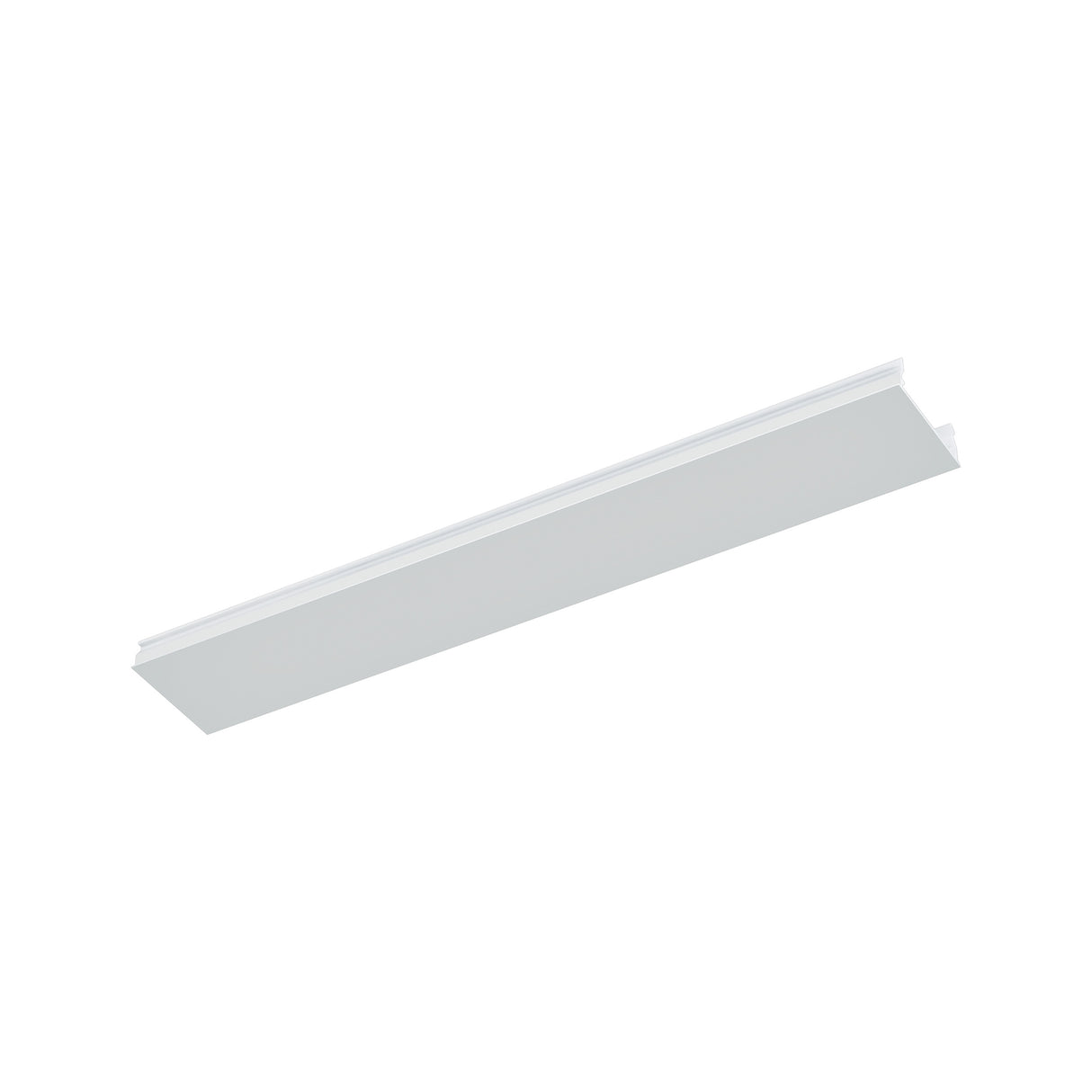 Klare Abdeckung prismatisch u. opal Einsatz, L-2280mm B-45mm