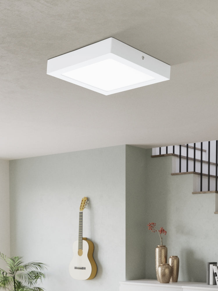 LED-DECKENLEUCHTE 225X225 WEISS 'FUEVA PRO'