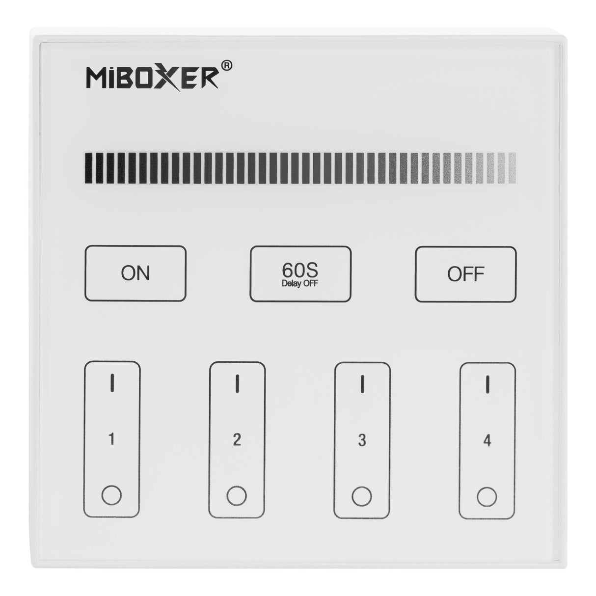 RF-PANEL-FERNBEDIENUNG 4-ZONE (BRIGHTNESS), weiss