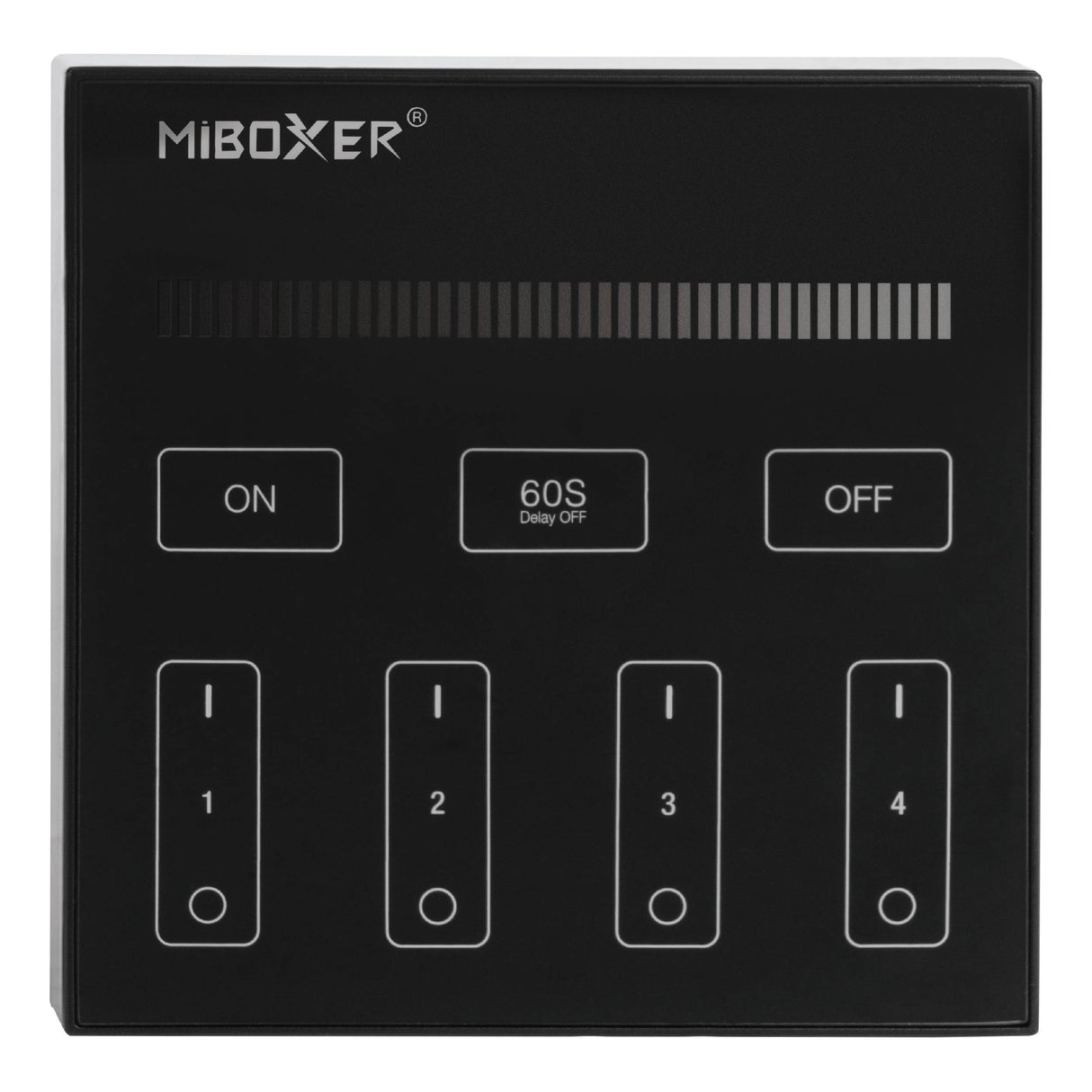 RF-PANEL-FERNBEDIENUNG 4-ZONE (BRIGHTNESS), schwarz