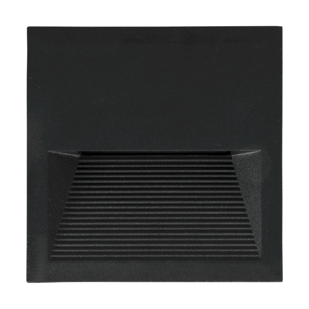 "ZIMBA" LED-WANDEINBAULEUCHTE 136X136 SCHWARZ
