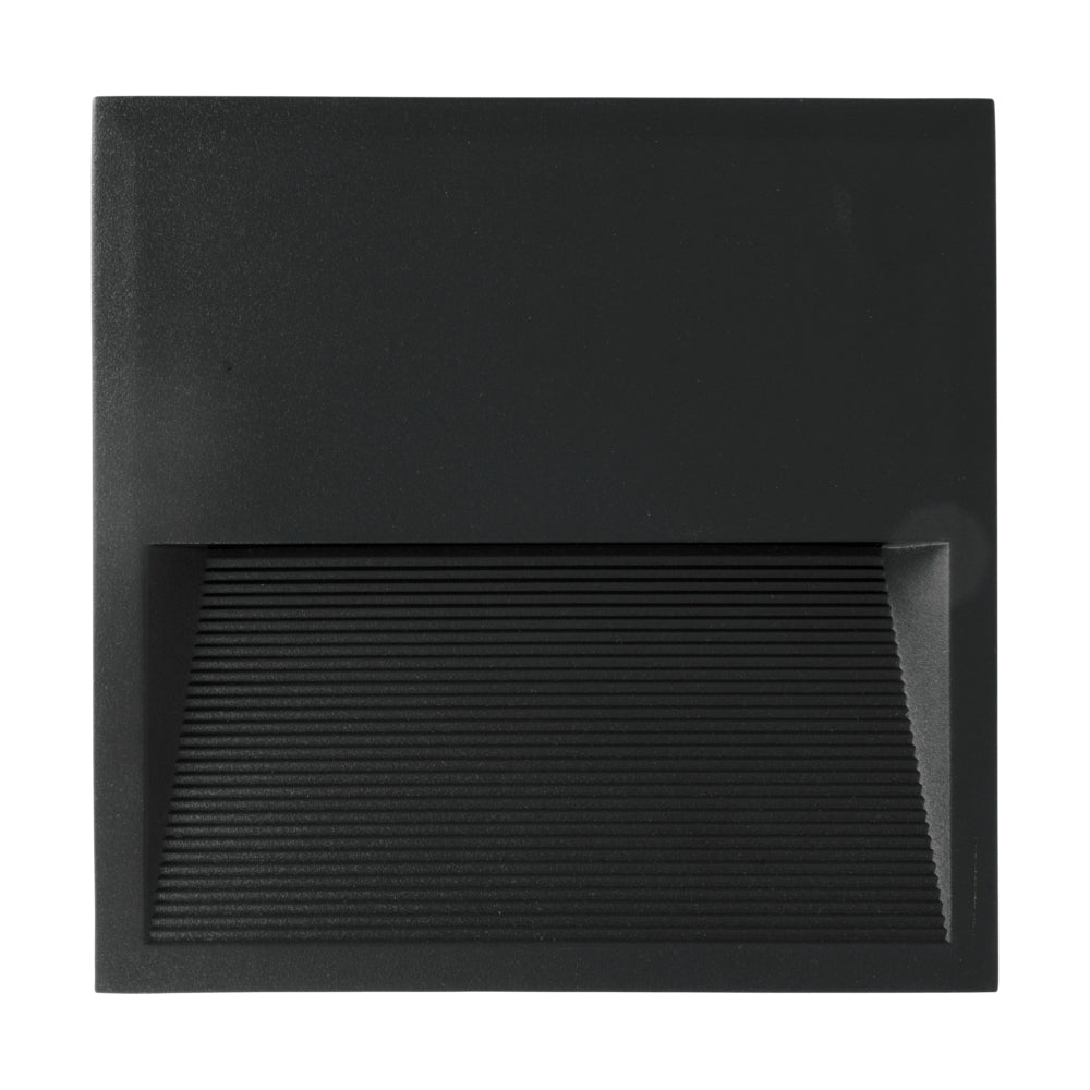 "ZIMBA" LED-WANDEINBAULEUCHTE 201X201 SCHWARZ