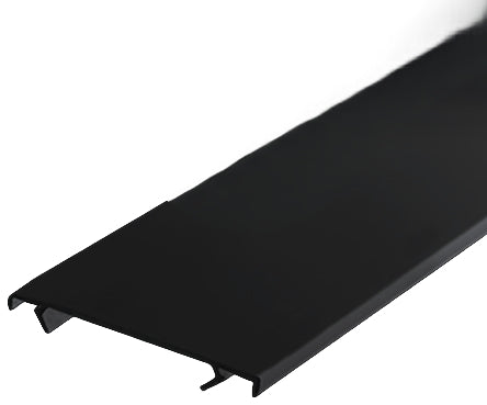 LINUX Z Blindabdeckung Flach L/D/DR, L-1778mm, schwarz