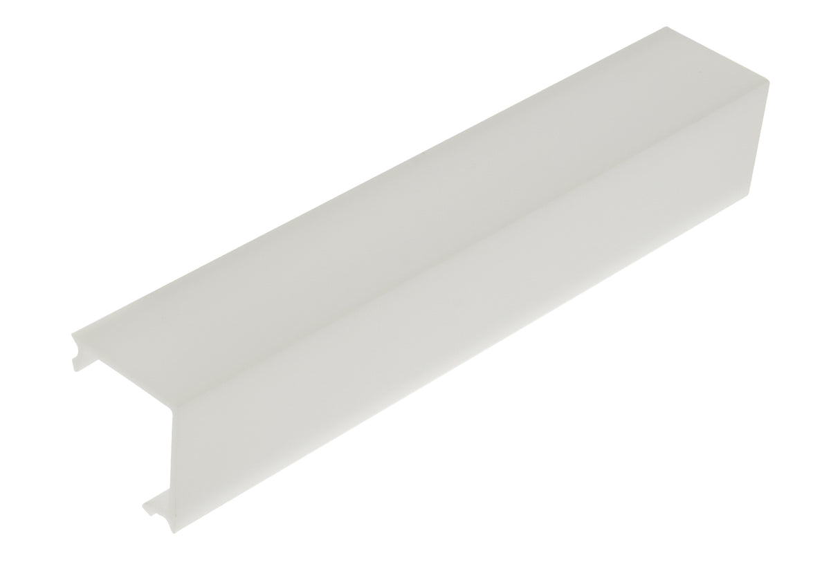 PMMA Abdeckung SP eckig opal L-2000mm B-34,4mm H-25mm