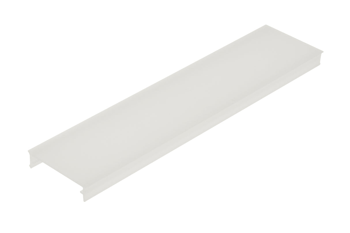 PMMA Abdeckung CL flach opal L-2000mm B-33,9mm H-8,6mm