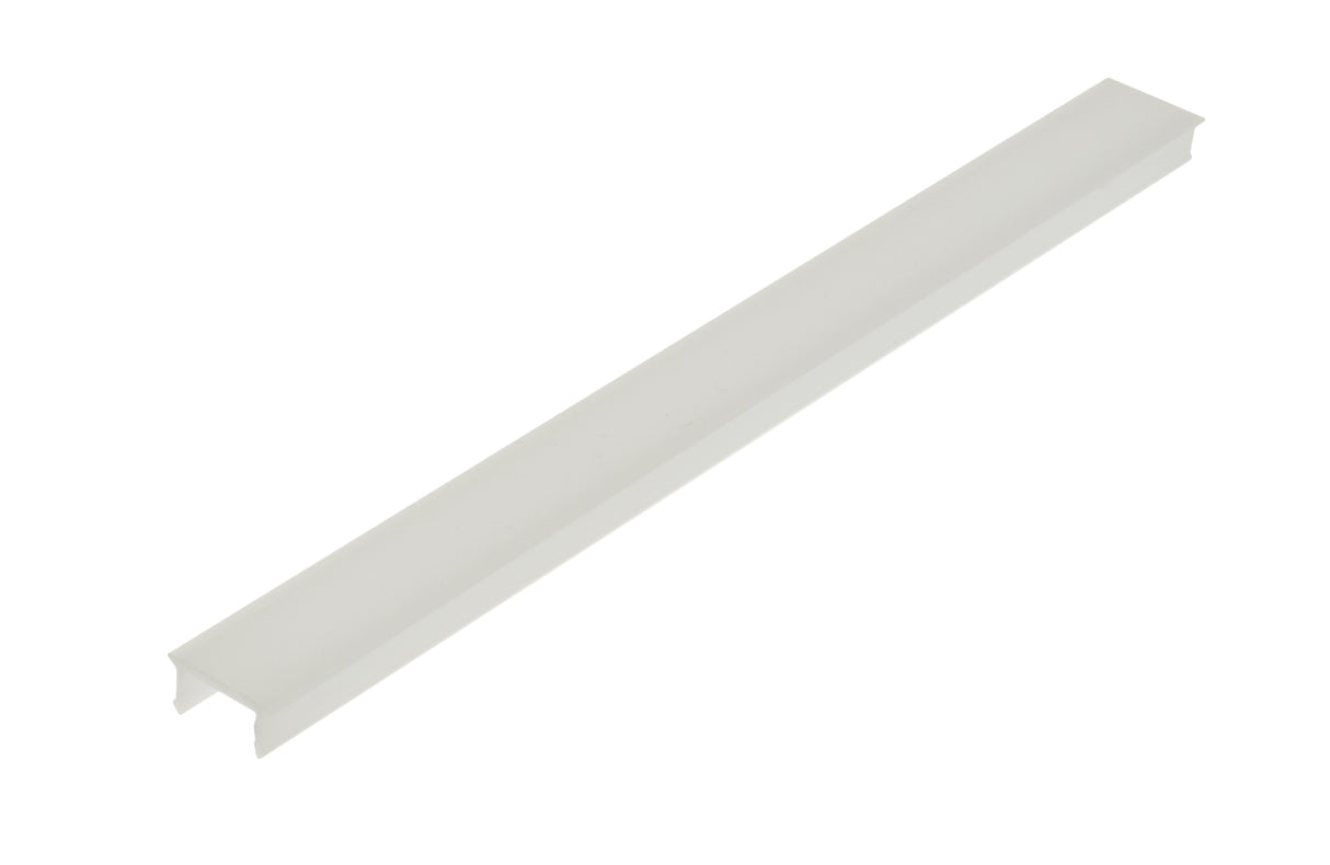 PMMA Abdeckungen KL flach opal L-2000mm B-12,78mm H-6,4mm